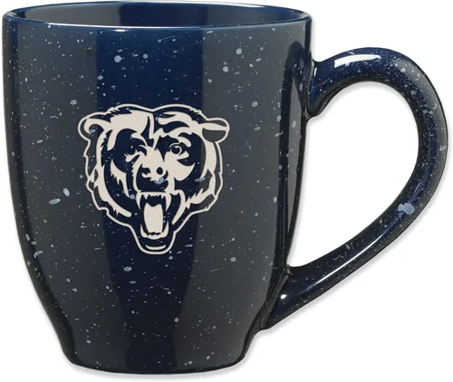 Miniatura 40 de Rico Industries - Taza de café de cerámica con grabado láser de color del equipo de fútbol de la NFL, 16 oz