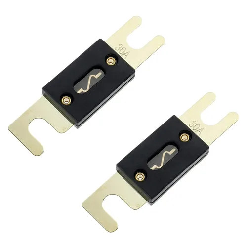 Miniatura 2 de BoJack 2pcs 300A ANL portafusibles y 2pcs 300Amp 32VDC ANL fusibles para sistemas de audio y video