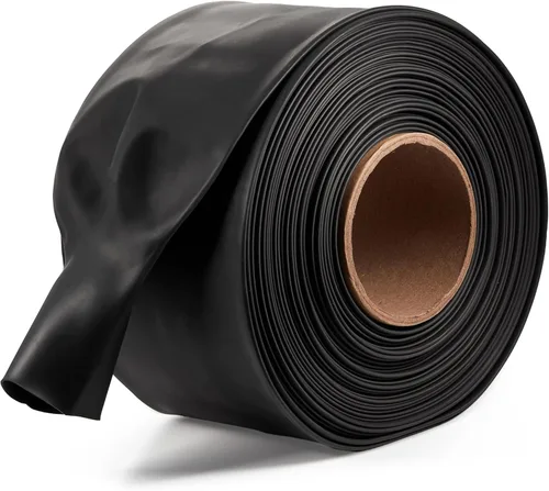 Miniatura 102 de CHANZON - Tubo termorretráctil de poliolefina de 2:1, relación 3/16" (5mm), rollo de 8 pies (2.5M de longitud total), funda transparente
