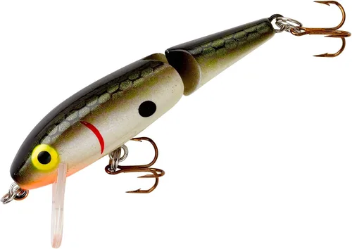 Miniatura 14 de Rebel Lures Señuelo de pesca de pececillo articulado en forma de cangrejo Plateado/Azul