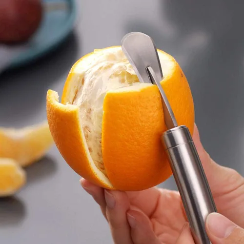 Miniatura 5 de Naranja Citrus Peelers 304 Cortador de Acero Inoxidable Cortador Peeler Removedor Abridor Fruta Herramientas Gadget Cocina