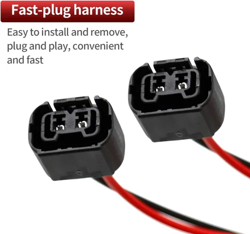 Miniatura 3 de Saihisday 5202 PS24W H16 Cable hembra Pigtail Dos Arnés de luz antiniebla Conector Enchufe (PS24W 5202 H16)