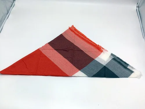 Miniatura 11 de Wander Agio - Bufanda envolvente con diseño a cuadros o triangular para mujer, cálida y larga, de punto, sensación de cachemira, chal