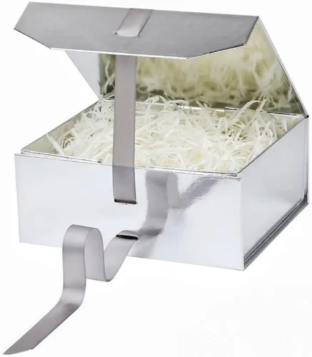 Miniatura 11 de GoooodGift Caja de regalo grande azul, 1 paquete de 13.5 x 11 x 5.3 pulgadas, caja de regalo de lujo para regalos con tapa de cierre magnético