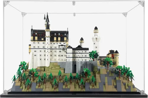Miniatura 10 de Vitrina acrílica compatible con LEGO Taj Mahal #21056, vitrina a prueba de polvo (solo funda) (juegos de Lego no incluidos)