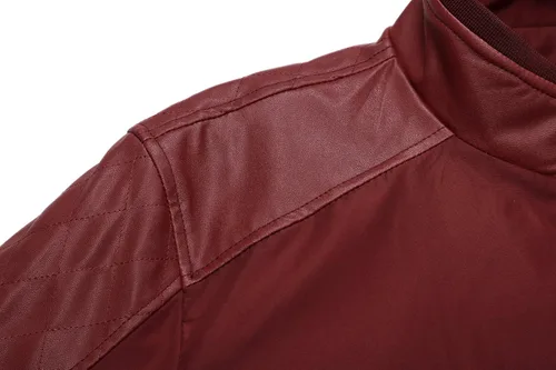 Miniatura 4 de Tanming, chamarra ligera informal, entallada, bloqueo de color, para hombre