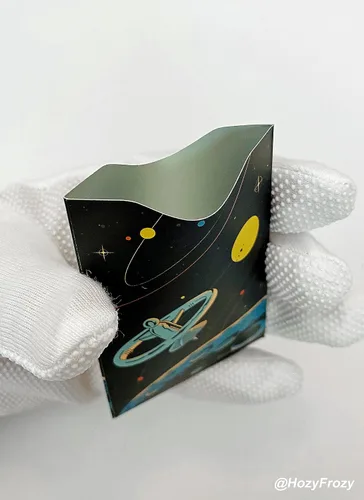 Miniatura 2 de 8 fundas de bloqueo RFID, soporte antirrobo, protector de tarjeta de crédito, fácil de reconocer, diferentes diseños y artes, resistente