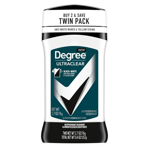 Miniatura 2 de Degree Men Desodorante Antitranspirante UltraClear Black+White 2 Unidades Protección contra el Sudor y el Olor de 72 Horas Antitranspirante