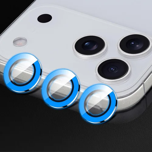 Miniatura 28 de Compatible con iPhone 11 Pro/11Pro Max/12 Pro Luminous Camera Lens Protector Ultra Thin Película de vidrio templado Protector de pantalla de cámara