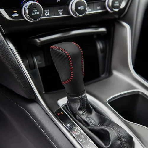 Miniatura 3 de Funda de cuero para palanca de cambios de automóvil para Honda Accord 10ª generación 2018-2022 / Civic 2022-2023 /CRV 2023 / Accesorios HR-V 2023