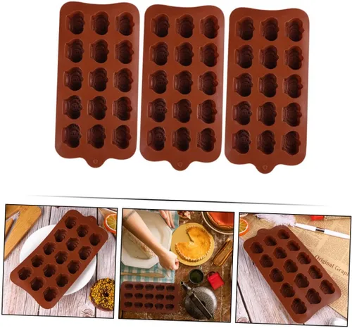 Miniatura 2 de Molde de silicona de corona de 3 piezas, molde para hornear, molde de proteína, moldes para dulces, moldes de goma, moldes de azúcar, moldes