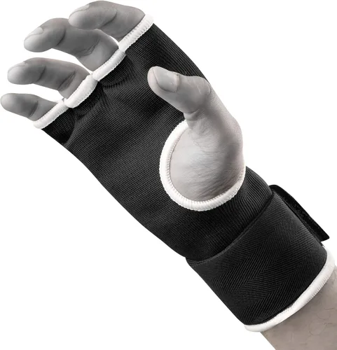 Miniatura 5 de FISTRAGE Guantes interiores de boxeo para puñetazos, vendajes acolchados elásticos debajo de las manoplas, soporte de muñeca largo y rápido