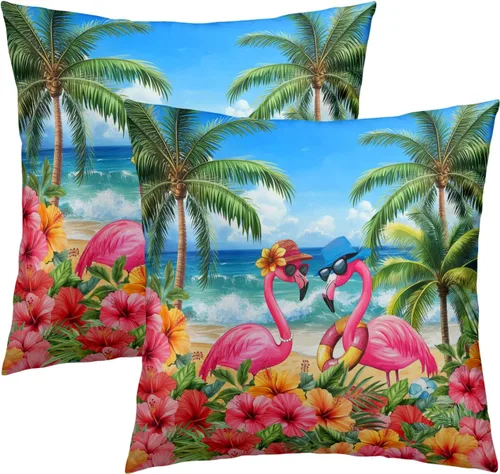 Miniatura 49 de Giwawa Juego de 2 fundas de almohada de calabaza otoñal de 16 x 16 pulgadas, fundas de cojín de algodón de madera de girasol para sofá, patio
