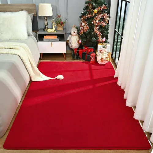 Miniatura 20 de Amearea Alfombras modernas para dormitorio, sala de estar, alfombra de espuma viscoelástica gruesa de 4 x 6 pies, alfombra de espuma viscoelástica