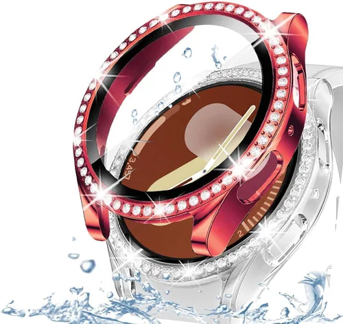 Miniatura 97 de DEALELE Paquete de 1 + 3 fundas y protector de pantalla compatible con Samsung Galaxy Watch FE / 5/4 de 1.575 pulgadas, funda protectora