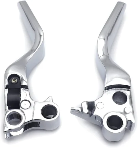 Miniatura 7 de Palancas de embrague de freno cortas cromadas compatibles con H-D 96-03 XL/96-07 Dyna Touring FLHR