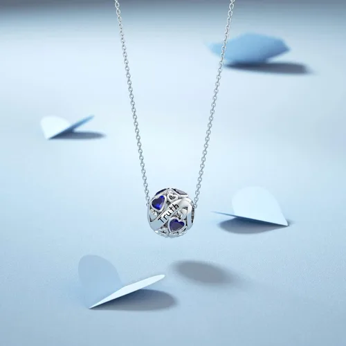 Miniatura 3 de DALARAN Dijes de piedra natal para pulsera de plata de ley 925 con cuentas de corazón de feliz cumpleaños para mujer
