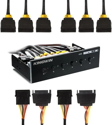 Miniatura 8 de Controlador de refrigeración KingWin, Negro
