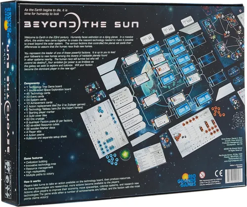Miniatura 3 de Rio Grande Games: Beyond The Sun, juego de mesa de estrategia, juego base, 2 a 4 jugadores, tiempo de juego de 90 a 120 minutos, para edades de 14
