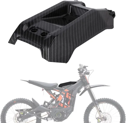JFG RACING Sur Ron Cubierta de Batería con Protectores de Batería para Surron Sur Ron Light Bee X/S Bicicleta Eléctrica de Cross Imitación de Fibra