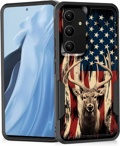 Miniatura 144 de Funda para Galaxy A14 5G, resistente de doble capa híbrida de policarbonato duro, goma suave, a prueba de golpes, funda protectora resistente