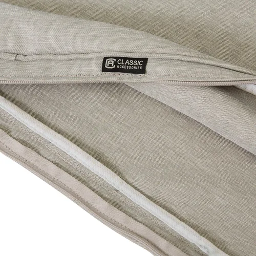 Miniatura 9 de Classic Accessories Montlake FadeSafe FadeSafe - Cojín de respaldo para silla de patio, 19 x 20 x 4 pulgadas, color gris jaspeado