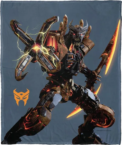 Miniatura 13 de Northwest Transformers - Manta de seda táctil, 50 x 60 pulgadas, modo bestia