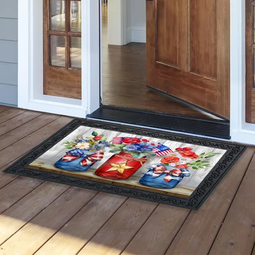 Briarwood Lane Felpudo de flores americanas