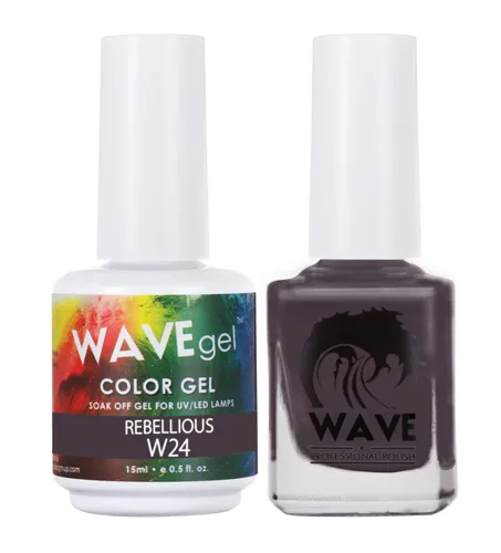 Miniatura 26 de WAVEGEL - Juego dúo de gel y esmalte de uñas a juego - Colección Simplicity - #P109 Blizzard I 0.5 onzas