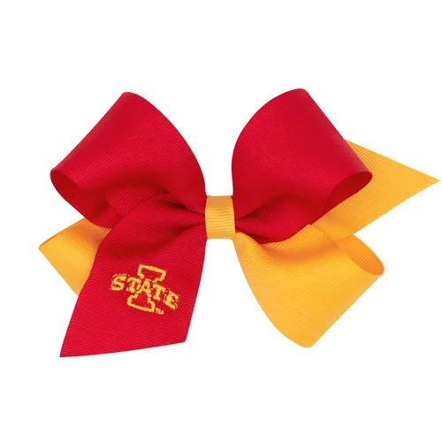 Miniatura 44 de Divine Creations - Lazo para el pelo de dos tonos para niñas con temática universitaria para el día del juego, por Wee Ones en un clip WeeStay