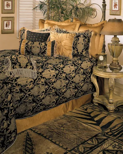 Miniatura 10 de Sherry Kline Funda de almohada de arte chino negro estándar (juego de 2)
