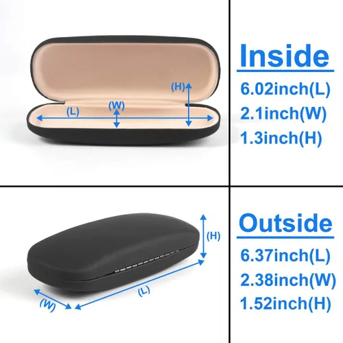 Miniatura 2 de RayLove Fundas de lentes unisex rígidas funda protectora para lentes Diseño tejidoRosa