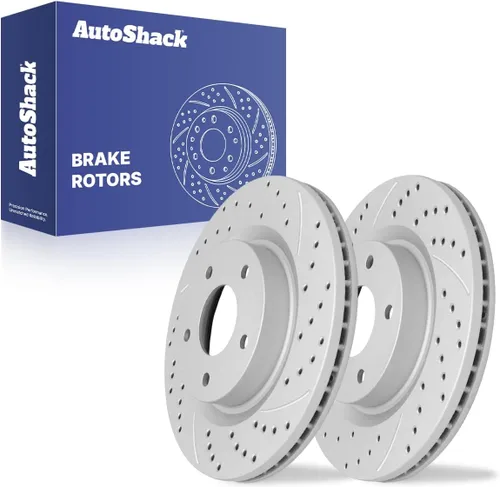 Miniatura 10 de AutoShack 11.65" (296 mm) Rotores de freno ventilados delanteros con recubrimiento de reemplazo para Nissan Altima 2013-2024, juego de 2 piezas