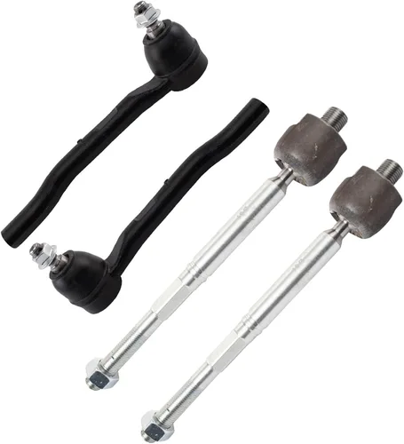 Miniatura 72 de TRQ Juego de barras de acoplamiento delanteras interiores y exteriores de 4 piezas compatible con Jeep Cherokee 1991-2001 y Comanche 91-92
