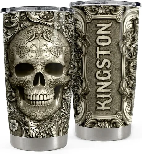 Miniatura 18 de SANDJEST Taza personalizada para mejores amigas de 20oz y 30oz con tapa - Regalo para mejores amigas, mujeres, niñas, hermana - Navidad, cumpleaños