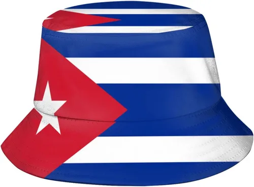 Miniatura 35 de Lindos sombreros de pescador con bandera patriótica de moda, sombrero de pescador para exteriores para mujeres y hombres