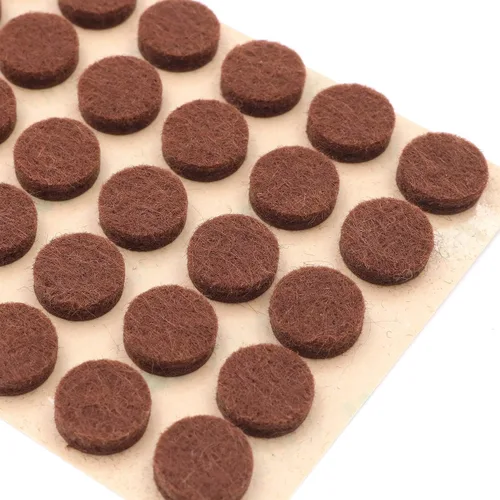 Almohadillas de fieltro para muebles de 3/8 pulgadas de diámetro, redondas 3M, autoadhesivas, protegen gabinetes de cocina, cajones, escritorios y