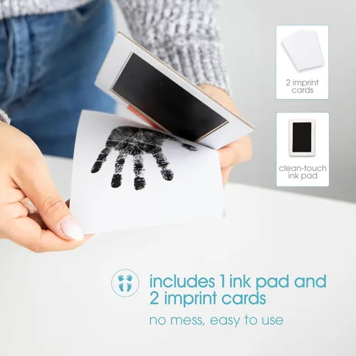 Miniatura 2 de Pearhead Almohadilla de Tinta para Bebé Clean-Touch, Almohadilla de Tinta Clean-Touch Sin Desorden con Tarjetas de Impresión, Segura para la Piel