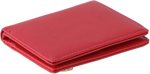 Miniatura 4 de AnnabelZ Billetera pequeña de cuero plegable para mujer, mini monedero corto
