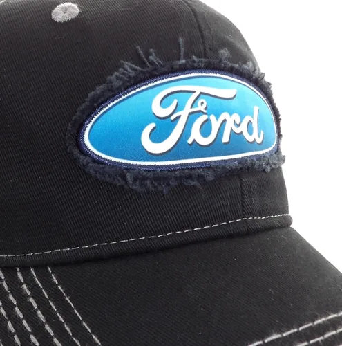 Miniatura 6 de Outdoor Cap Visera deshilachada de 6 paneles HKLP tapa negra Ford