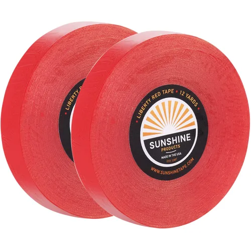 Miniatura 32 de Sunshine Tape Paquete de 3 rollos de cinta adhesiva para peluca, 3/4 pulgadas x 36 yardas, doble cara, grado médico, cinta de tupé y peluca
