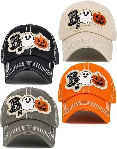 Miniatura 2 de Gorra de béisbol para mujer, diseño de bruja mala, estilo vintage, desgastada