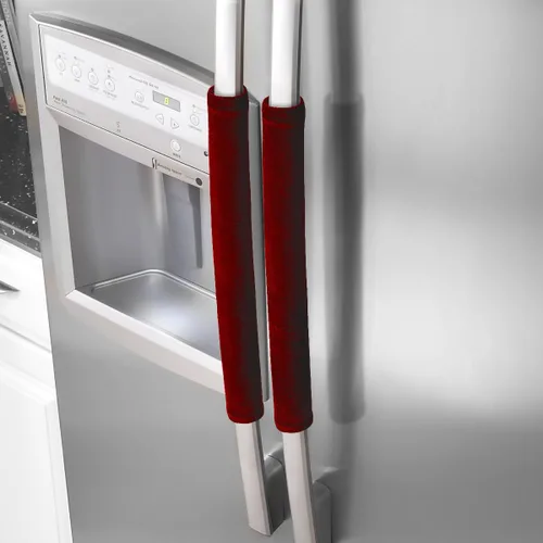 Miniatura 19 de OUGAR8 Fundas para Manijas de Puerta de Refrigerador, Mantén Tu Electrodoméstico de Cocina Limpio de Manchas, Huellas Dactilares, Goteos y Manchas