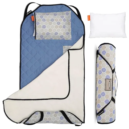 Miniatura 14 de Urban Infant Tot Cot Tapete de Siesta para Niños - Tapete de Siesta para Niños Pequeños Guardería Preescolar Cubierta de Ropa de Cama con Manta