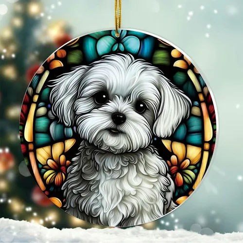 Miniatura 13 de Regalos de Malamute de Alaska - Adorno Navideño de Perro de Alaska 2025 Regalos de Perro de Alaska para Mujeres, Adorno de Malamute de Alaska