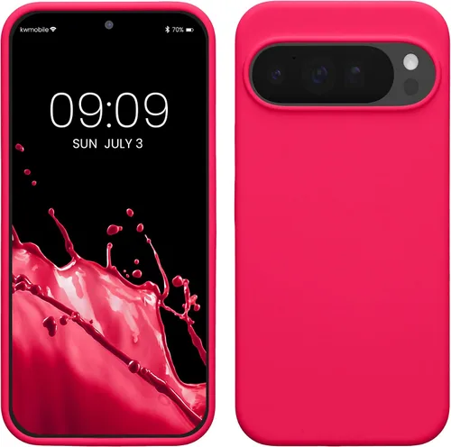 Miniatura 171 de kwmobile Funda Compatible con Google Pixel 6 Pro - Funda de teléfono de silicona TPU con acabado suave - Azul Arrecife