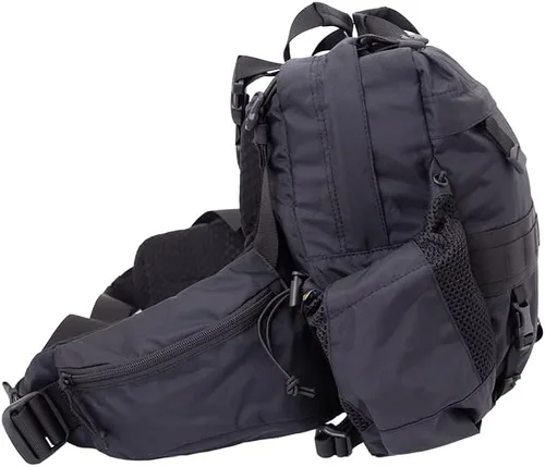 Miniatura 3 de Mountainsmith Paquete lumbar de día - Riñonera de 13 L para senderismo, viajes, ciclismo y desplazamientos, Forja Negra