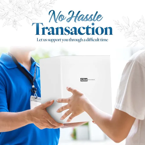 Miniatura 7 de GSM Brands Urna de cremación para cenizas humanas adultas, gran conmemoración funeraria hecha a mano con llamativo diseño azul