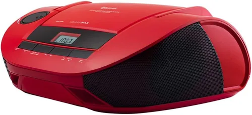 Miniatura 4 de HANNLOMAX Boombox de CD portátil HX-328CD con radio AM/FM, Bluetooth, puerto USB para reproducción de MP3, fuente de alimentación dual AC/DC Aux-in.