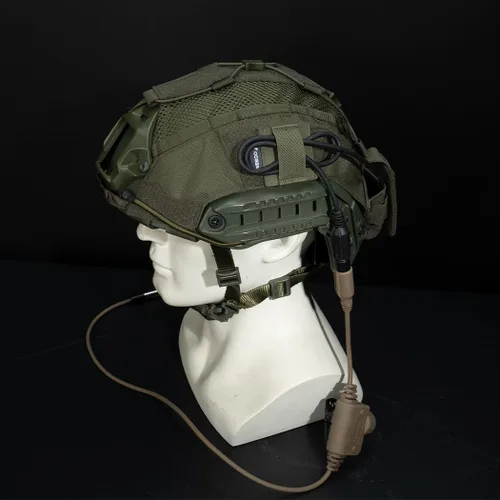 Miniatura 5 de Adhesivo táctico para almacenamiento de cables, reutilizables, sujetadores, con gancho y bucle para casco táctico, auriculares, walkie-talkie